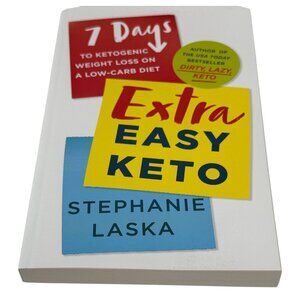 Extra Easy Keto Stephanie Laska Low Carb Diet Book New